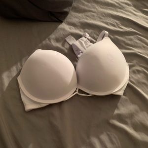 White Push Up Bra